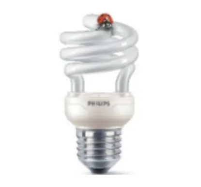 Luchtverfrissende spaarlamp